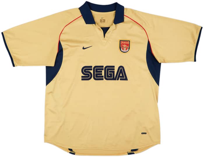2001-02 Arsenal Away Shirt Bergkamp #10 - 8/10 - (XL)