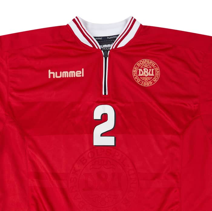 2000-02 Denmark Match Issue Home Shirt #2