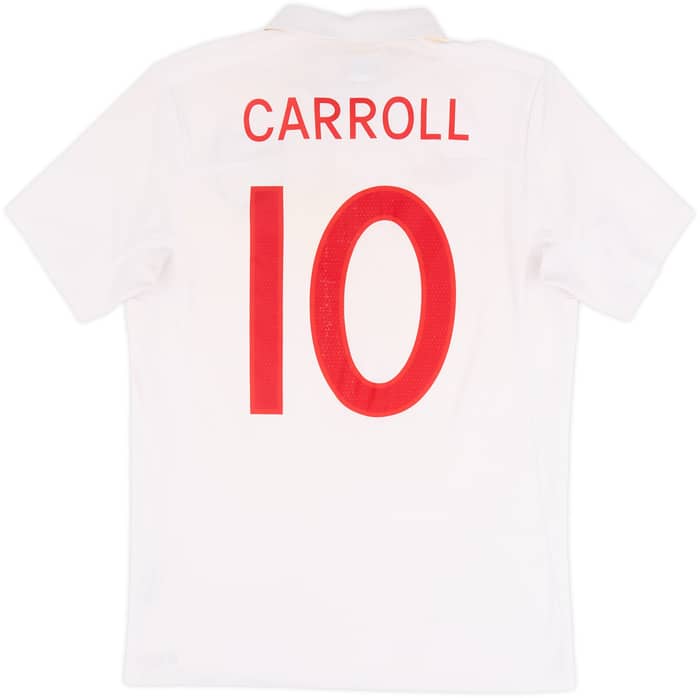 2009-10 England Home Shirt Carroll #10 - 7/10 - (M)