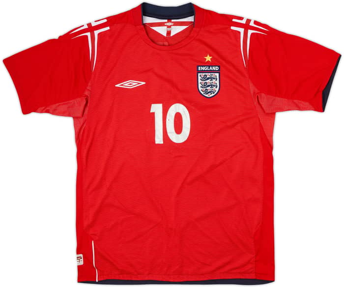 Camiseta de visitante de Inglaterra 2004-06 Owen #10 - 5/10 - (M)