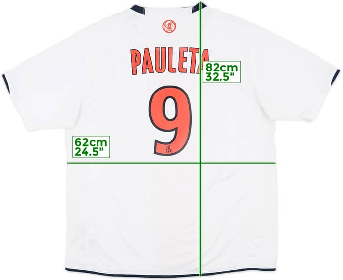2007-08 Paris Saint-Germain Away Shirt Pauleta #9 - 7/10 - (XL)