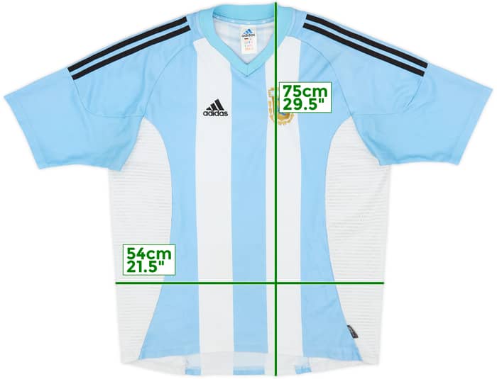 2002-04 Argentina Home Shirt - 4/10 - (L)