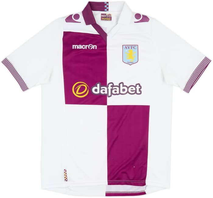 2013-14 Aston Villa Away Shirt Grealish #40 - 5/10 - (S)