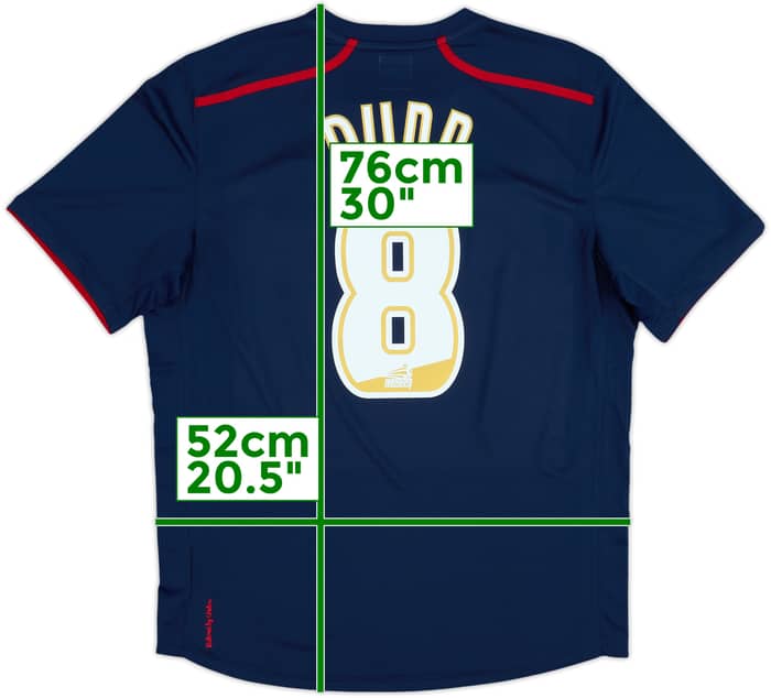 2012-13 Blackburn Away Shirt Dunn #8 - 10/10 - (L)