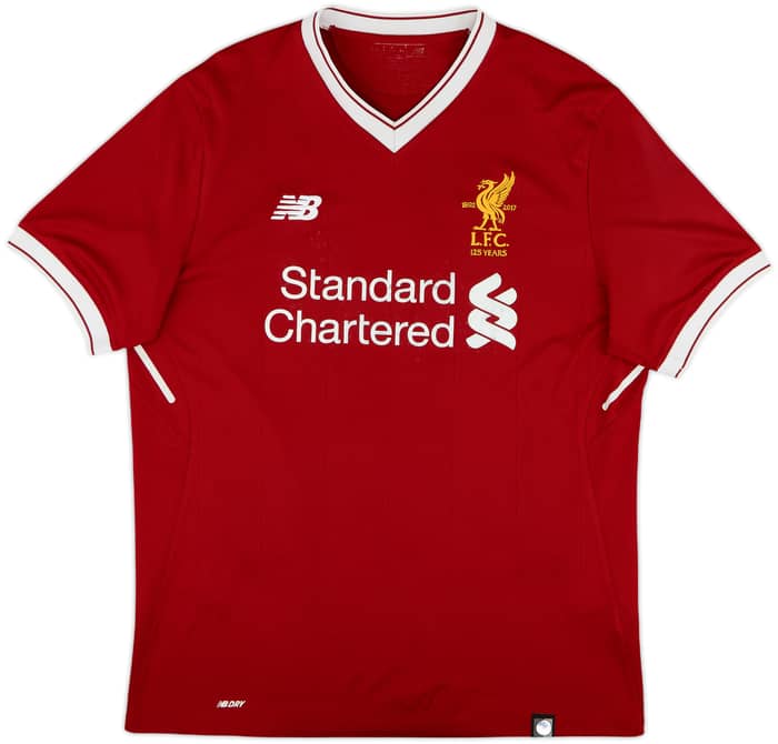 2017-18 Liverpool 125 Years Home Shirt Virgil #4 - 5/10 - (M)
