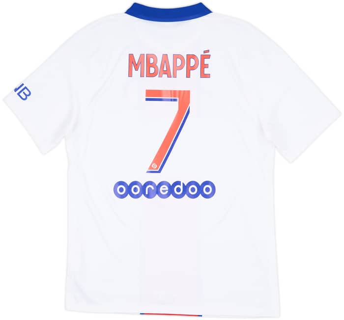 2020-21 Paris Saint-Germain Away Shirt Mbappe #7 - 9/10 - (M)