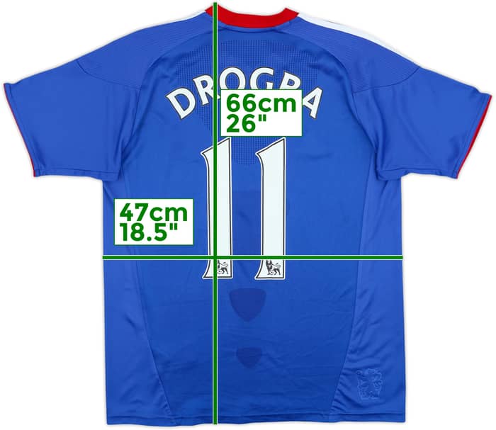 2010-11 Chelsea Home Shirt Drogba #11 - 5/10 - (L.Boys)
