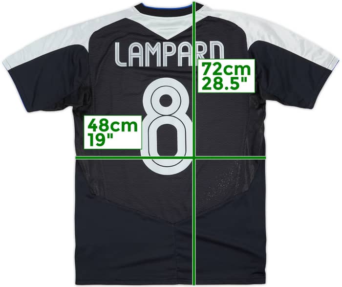 2004-05 Chelsea Away Shirt Lampard #8 - 6/10 - (M)
