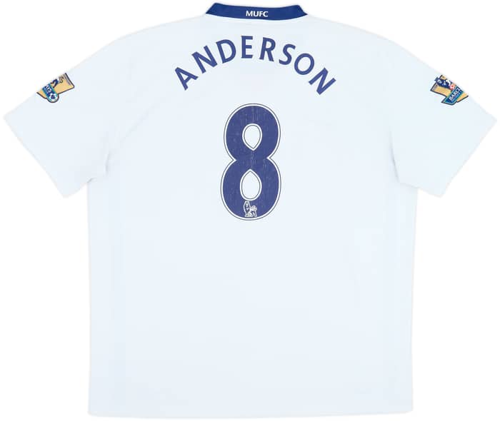2008-10 Manchester United Away Shirt Anderson #8 - 6/10 - (XXL)