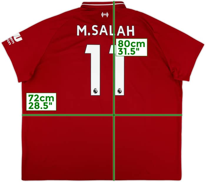 2018-19 Liverpool Home Shirt M.Salah #11 - 6/10 - (3XL)