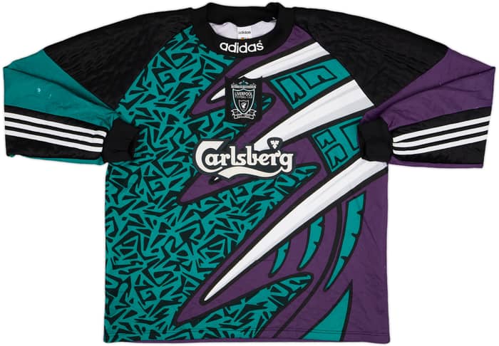 1995-96 Liverpool GK Shirt - 8/10 - (XL)