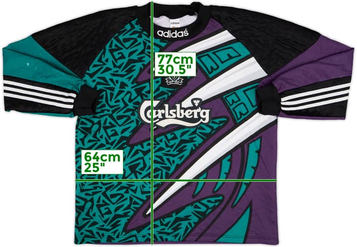 1995-96 Liverpool GK Shirt - 8/10 - (XL)