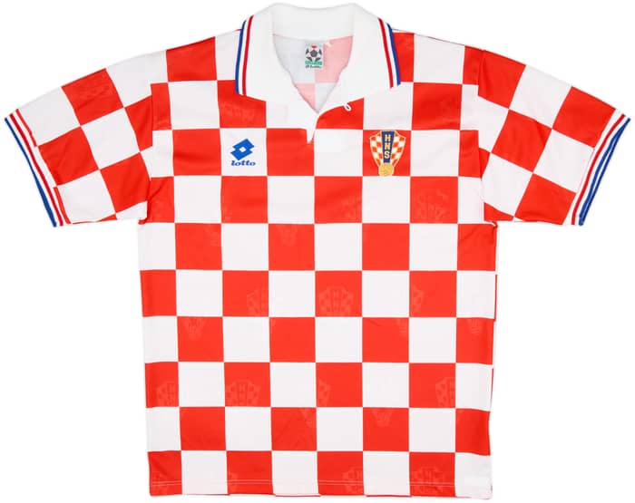 1996-98 Croatia Home Shirt Bilic #6 - 7/10 - (XL)