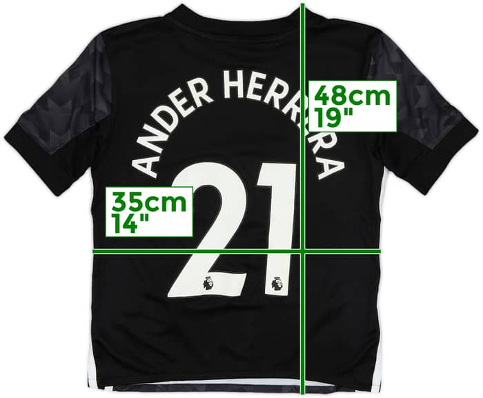 2017-18 Manchester United Away Shirt Ander Herrera #21 - 6/10 - (7-8 Years)