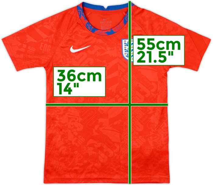 2020-21 England Nike Training Shirt - 10/10 - (S.Boys)