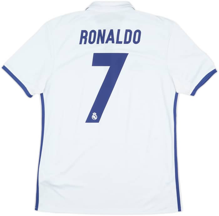 2016-17 Real Madrid Home Shirt Ronaldo #7 - 7/10 - (M)