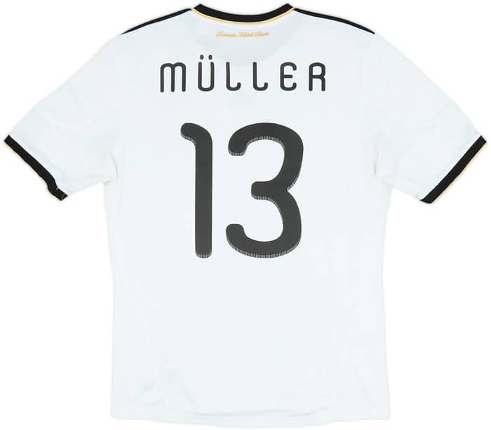 2010-11 Germany Home Shirt Muller #13 - 8/10 - (L)