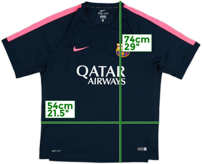 2014-15 Barcelona Nike Training Shirt - 10/10 - (XL)