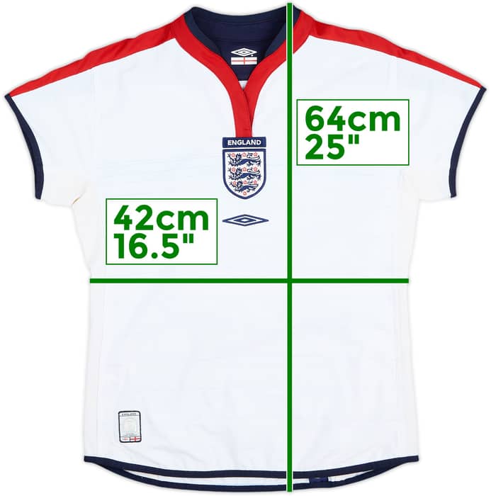 2003-05 England Home Shirt - 6/10 - (Women's M)