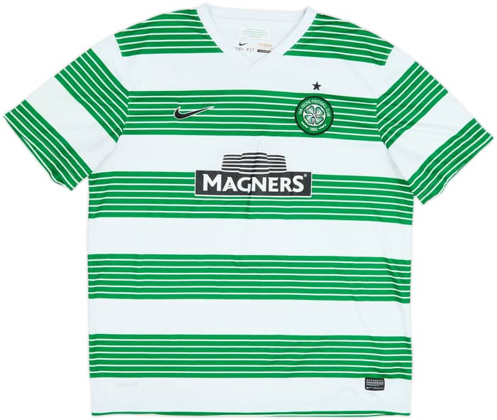 2013-15 Celtic Home Shirt Virgil #5 - 7/10 - (XL)