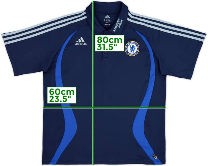 2006-07 Chelsea adidas Polo Shirt - 10/10 - (L)