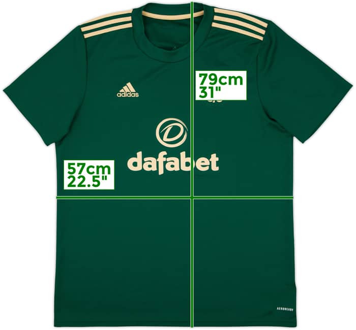 2021-22 Celtic Away Shirt - 7/10 - (XL)