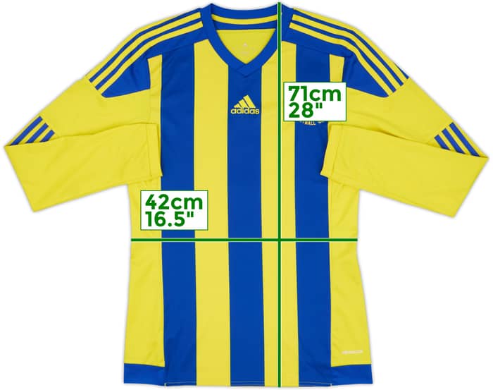 2016-17 adidas Template L/S Shirt #6 - 7/10 - (S)