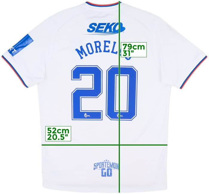 2022-23 Rangers Away Shirt Morelos #20 - 5/10 - (XL)