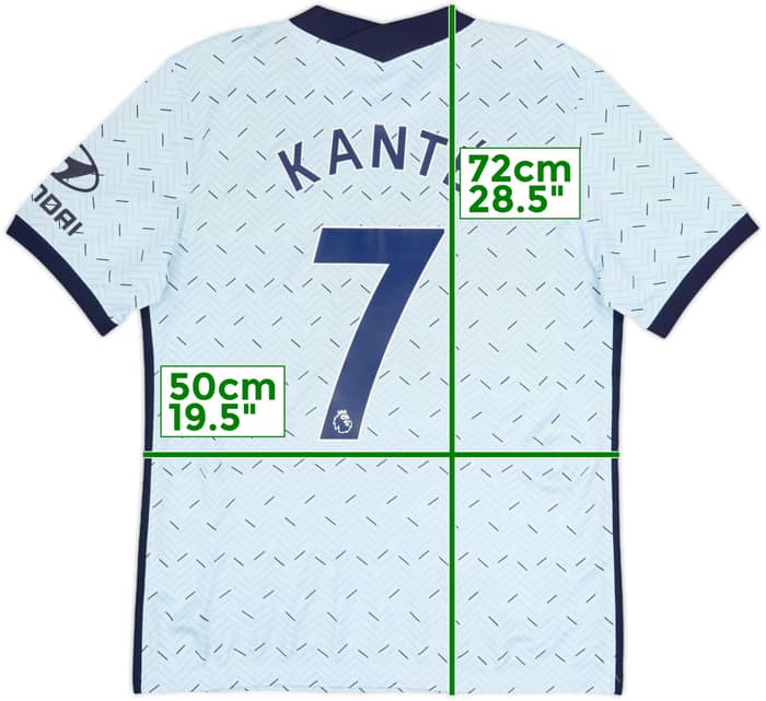 2020-21 Chelsea Away Shirt Kante #7 - 7/10 - (M)