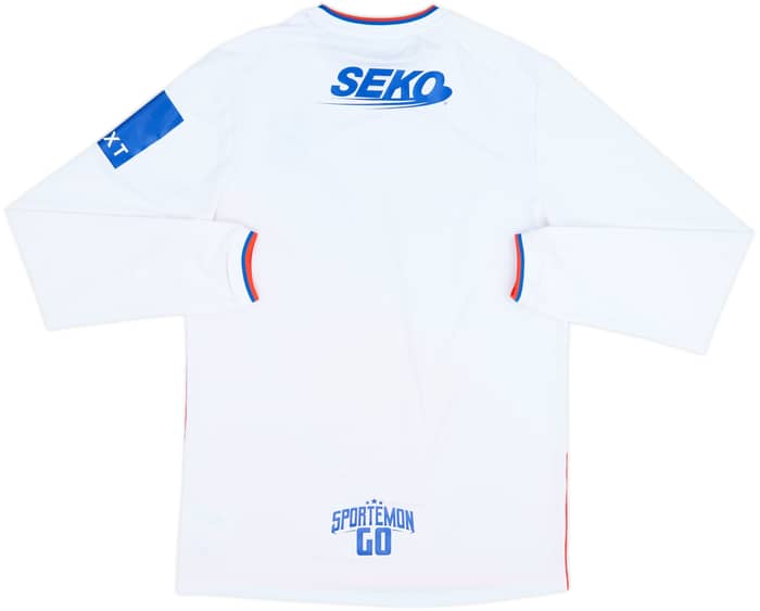 2022-23 Rangers Authentic Away L/S Shirt - 8/10 - (M)