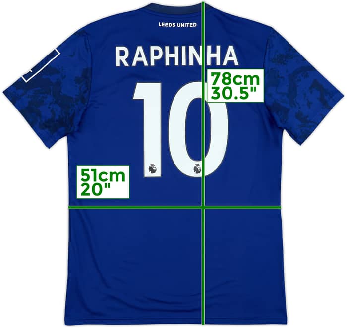 2021-22 Leeds United Away Shirt Raphinha #10 - 10/10 - (M)