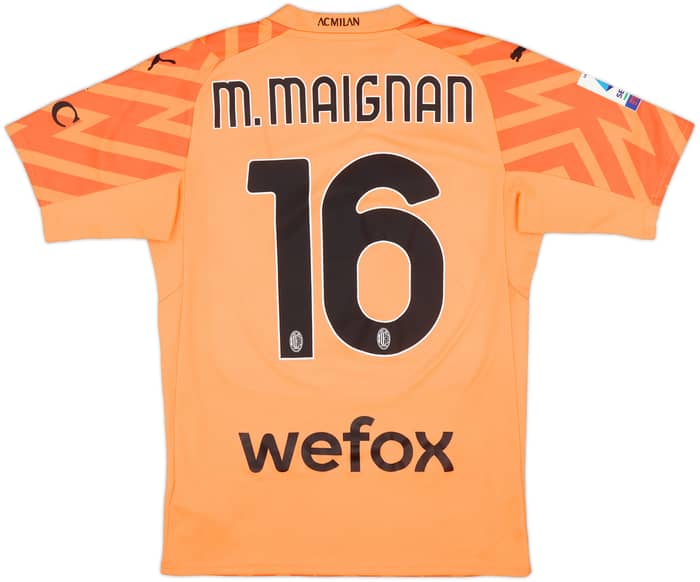 2023-24 AC Milan GK Shirt M.Maignan #16 - 6/10 - (S)