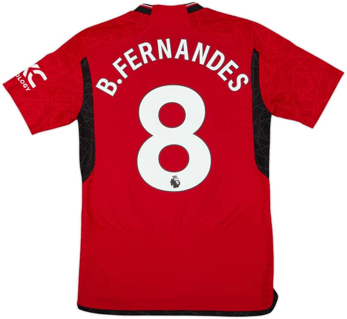 Camiseta auténtica de local del Manchester United 2023-24 B.Fernandes #8 - 9/10 - (XXL)