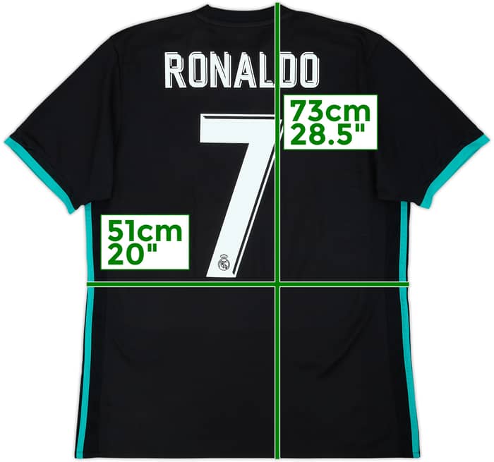 2017-18 Real Madrid Away Shirt Ronaldo #7 - 6/10 - (M)