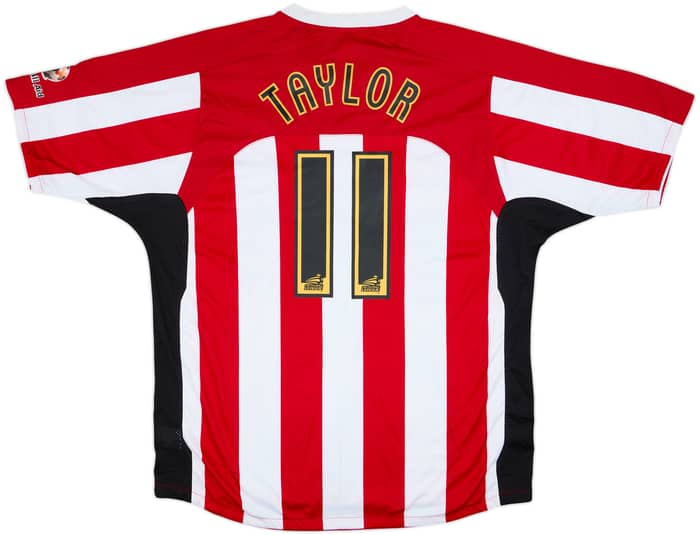 2007-08 Sheffield United Home Shirt Taylor #11 - 8/10 - (XL)