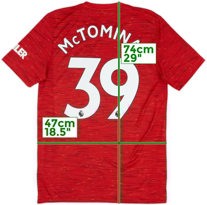 2020-21 Manchester United Home Shirt McTominay #39 - 8/10 - (M)