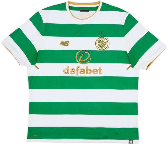 2017-18 Celtic 'Lisbon Lions 50th Anniversary' Home Shirt - 4/10 - (XL)