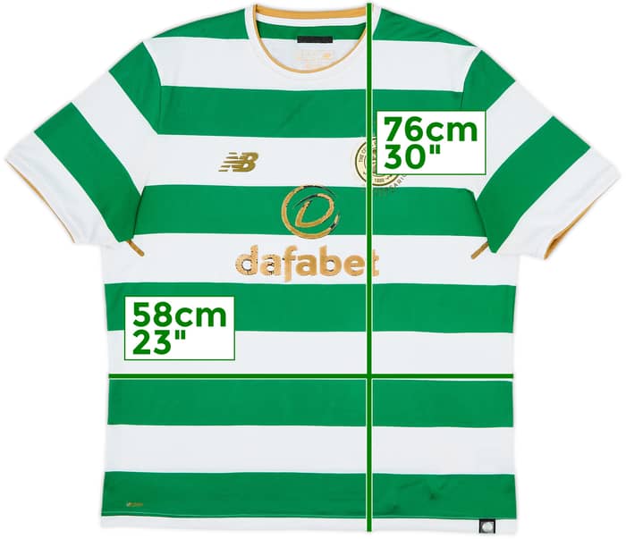 2017-18 Celtic 'Lisbon Lions 50th Anniversary' Home Shirt - 4/10 - (XL)
