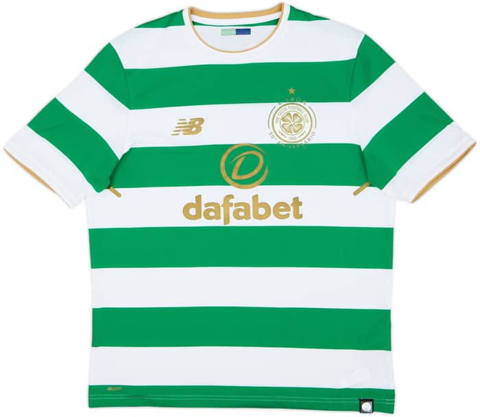 2017-18 Celtic 'Lisbon Lions 50th Anniversary' Home Shirt - 8/10 - (M)