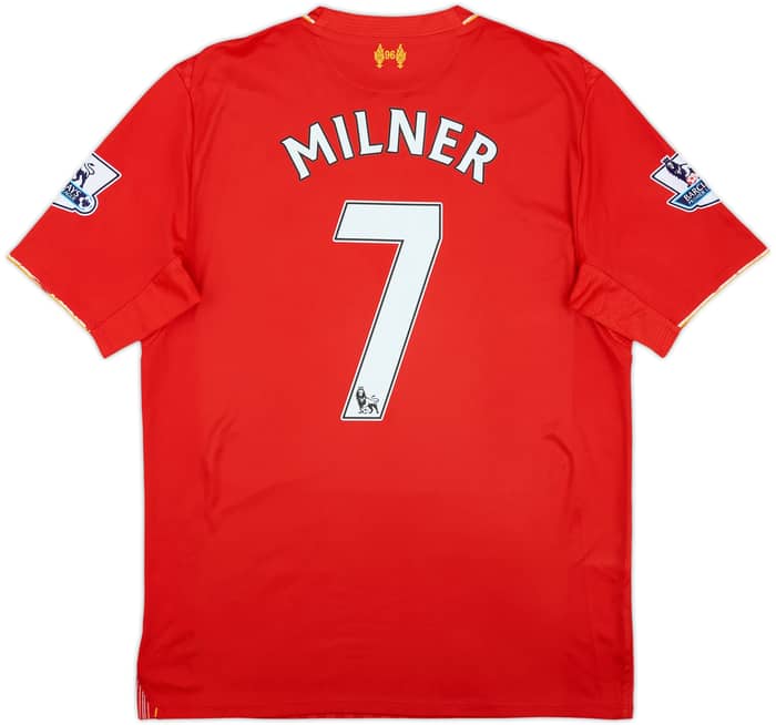 2015-16 Liverpool Home Shirt Milner #7 - 7/10 - (M)