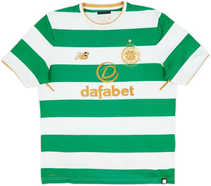 2017-18 Celtic 'Lisbon Lions 50th Anniversary' Home Shirt - 4/10 - (M)