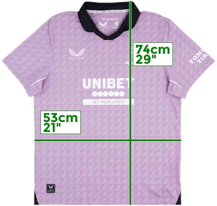 2021-22 Rangers '150 Years Anniversary' Third Shirt - 10/10 - (XL)