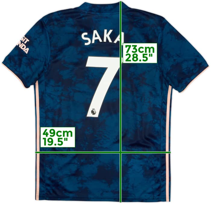 2020-21 Arsenal Third Shirt Saka #7 - 7/10 - (M)