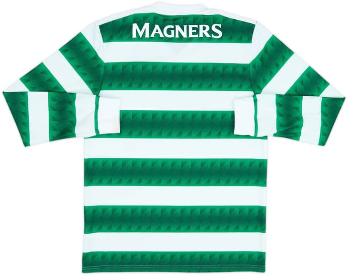 2022-23 Celtic Home L/S Shirt - 7/10 - (M)