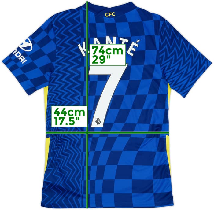 2021-22 Chelsea Home Shirt Kante #7 - 9/10 - (S)
