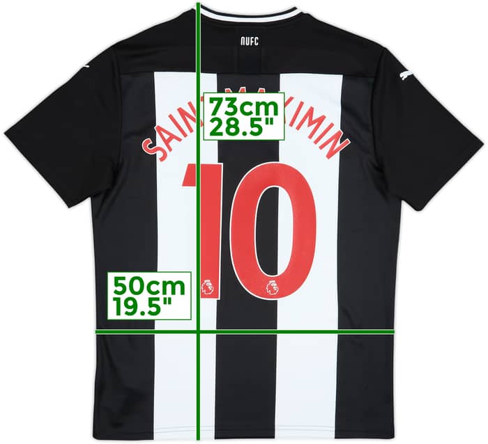 2019-20 Newcastle Home Shirt Saint-Maximin #10 - 9/10 - (M)