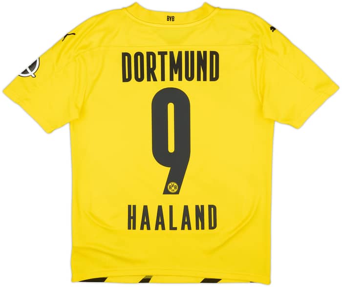 2020-21 Borussia Dortmund Home Shirt Haaland #9 - 8/10 - (S)