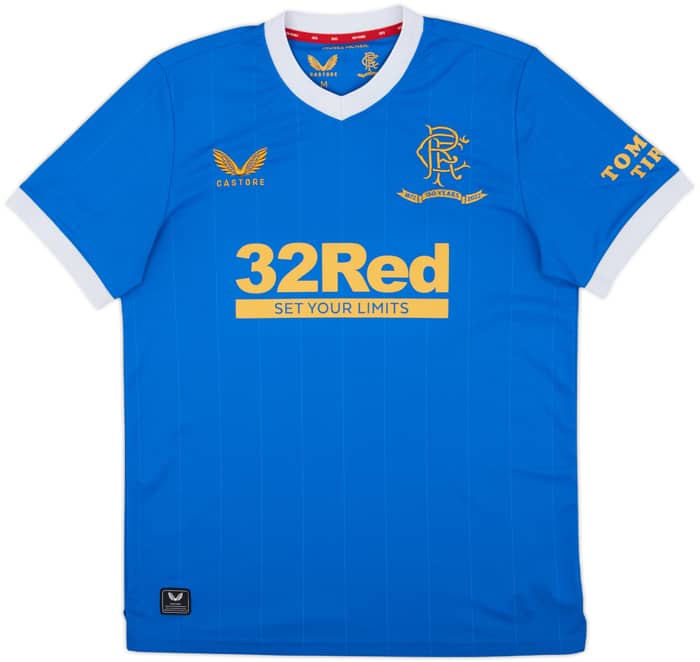 2021-22 Rangers Home Shirt - 8/10 - (M)