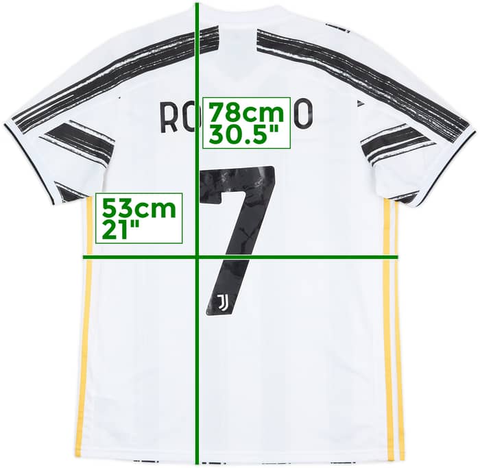 2020-21 Juventus Home Shirt Ronaldo #7 - 8/10 - (L)