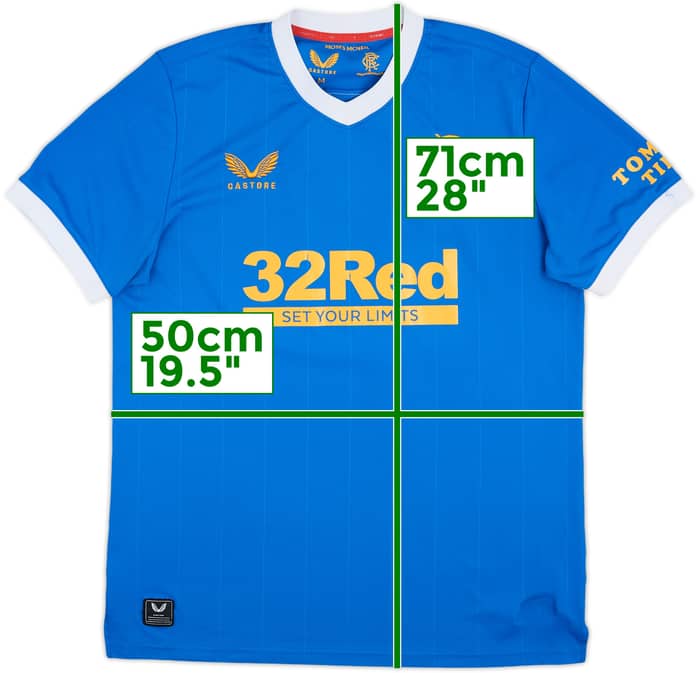 2021-22 Rangers Home Shirt - 5/10 - (M)